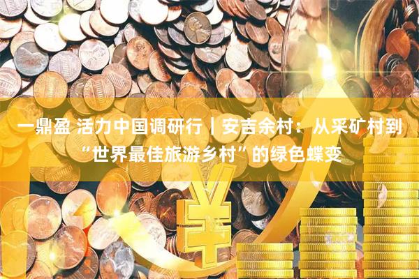 一鼎盈 活力中国调研行｜安吉余村：从采矿村到“世界最佳旅游乡村”的绿色蝶变